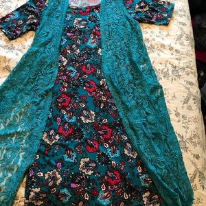 Lularoe Julia dress and Lace Joy